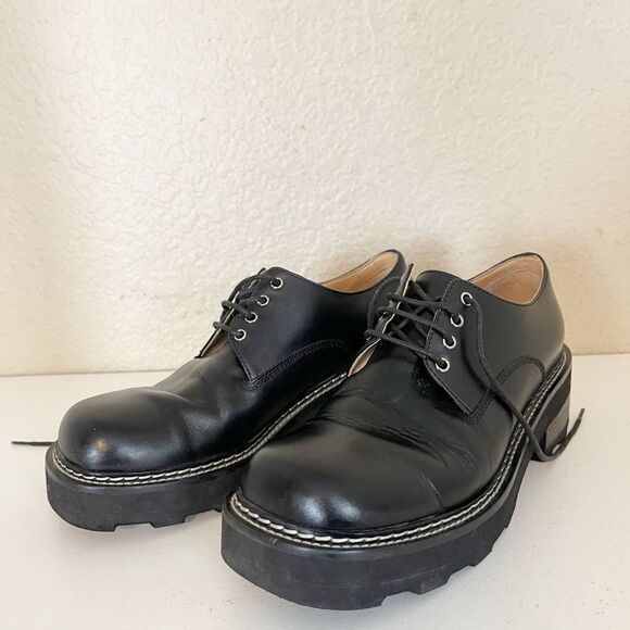 Gabriela Hearst Tera Brogue, size 37/7 black leather - Picture 4 of 15